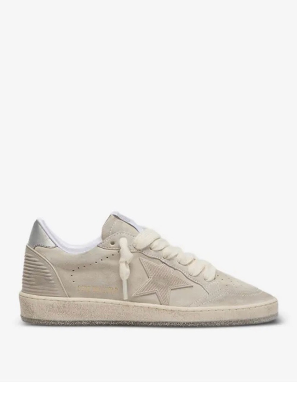 Golden Goose
Ball Star applique sneakers
Grey and silver
Women’s Size 38
NWT
